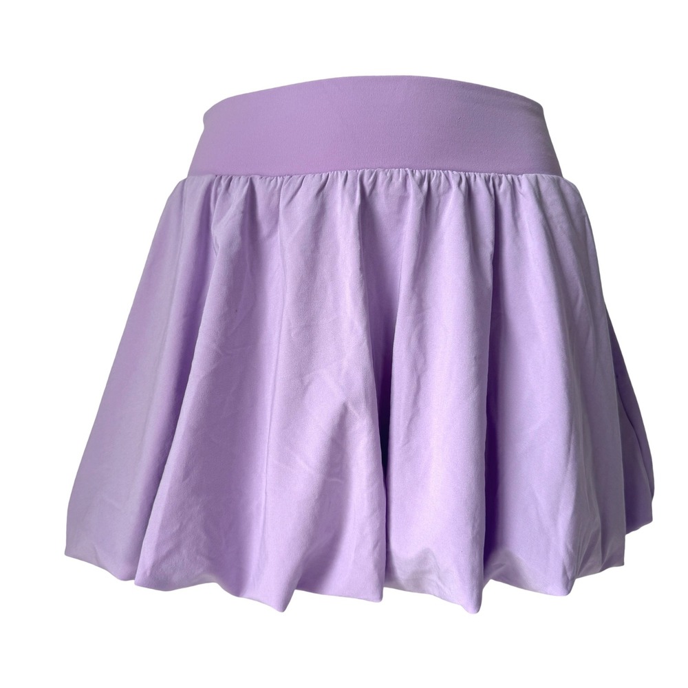 CRZ Yoga Bubble Hem Skort Women XS Lilac Purple Athletic Tennis Golf Skirt